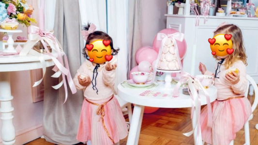 Las fotos de Anita García Moritán y Sarah Burlando: ¡amigas desde la cuna!