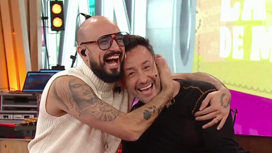 ¡Abel Pintos y Luciano Pereyra juntos en La Peña!