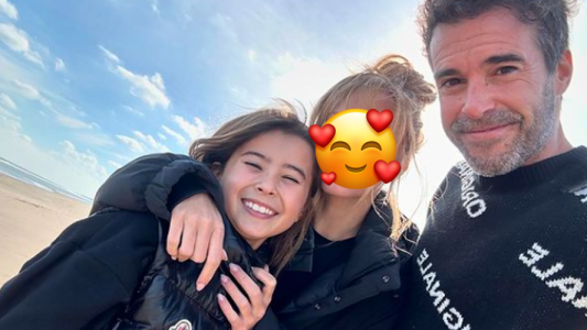 Nicolás Cabré de viaje con su nueva novia y su hija Rufina: "Días fe..."