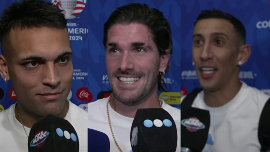 Ángel Di María, Rodrigo De Paul y Lautaro Martínez hablaron en exclusiva con Marley