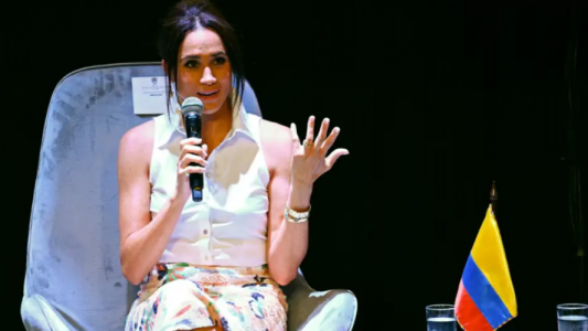 “Aprendi español en Argentina”: Meghan Markle sorprendio a su publico en Colombia