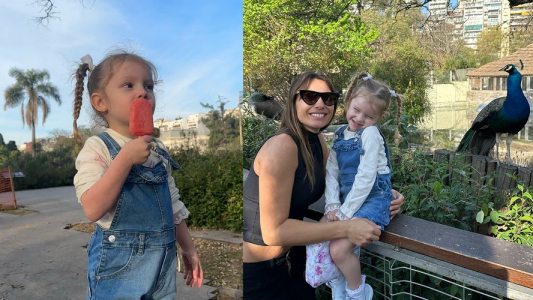 Mientras García Moritán desmiente su separación, Pampita paseó con su hija y amigas