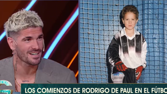 El increíble pasado y apodo de Rodrigo de Paul como arquero: "Me quedaba dormido en el arco"