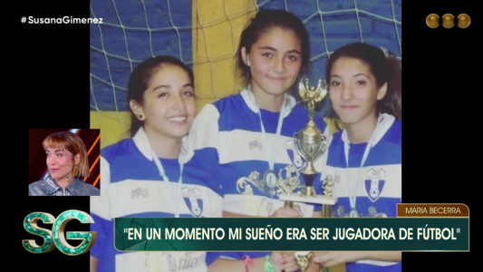 El desconocido deseo de María Becerra: "Quería ser futbolista"