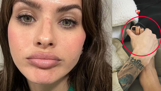 Muy triste pero acompañada: la China Suárez y su romántica foto con...