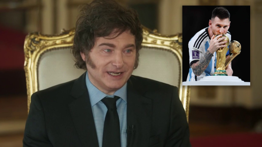 Javier Milei: "Tengo una predilección muy aguda por Messi"