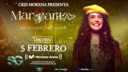 "Margarita" realizará su primer show en el Movistar Arena