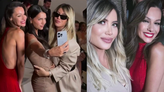 Wanda Nara y Pampita juntas: la gala de los Personajes del Año