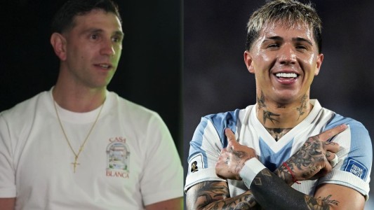 Emiliano Martínez: "Enzo Fernández fue uno de los chicos que más me sorprendió en la Selección Argentina"