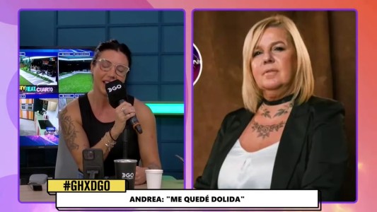 "Quedé dolida": Virginia aclaró los tantos con Andrea