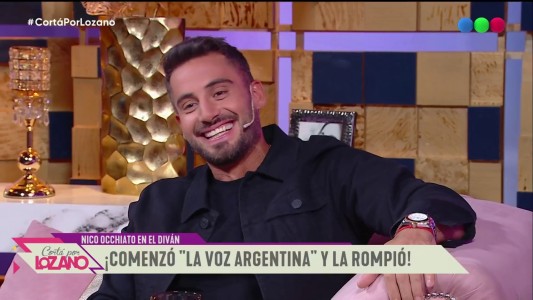 Nico Occhiato al diván tras el primer programa de La Voz Argentina: "Todavía no lo creo"