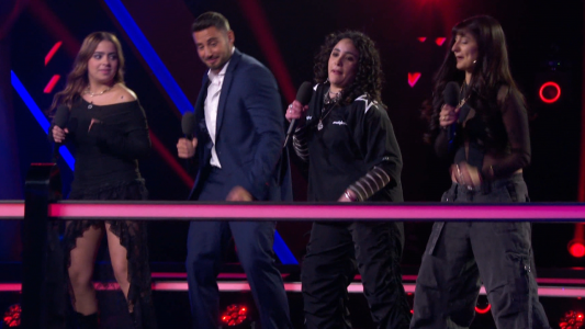 Nico Occhiato se aprendió la coreografía de la Batalla de Malena, Belén y Mia