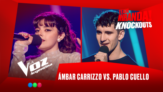 Ámbar Carrizzo vs. Pablo Cuello - Team Miranda! - Knockouts - La Voz Argentina 2025