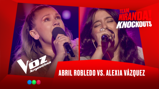 Abril Robledo vs. Alexia Vázquez - Team Miranda! - Knockouts - La Voz Argentina 2025
