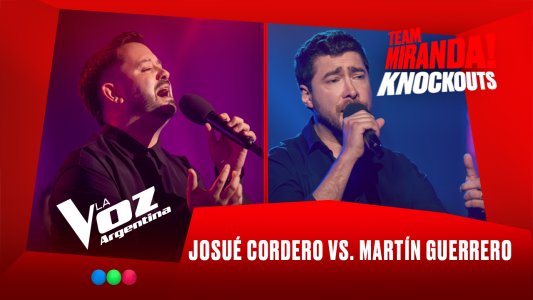 Josué Cordero vs. Martín Guerrero - Team Miranda! - Knockouts - La Voz Argentina 2025