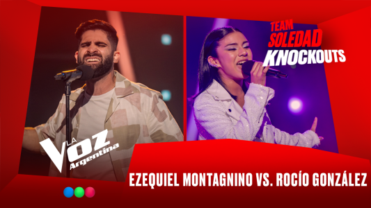 Ezequiel Montagnino vs. Rocío González - Team Soledad - Knockouts - La Voz Argentina 2025