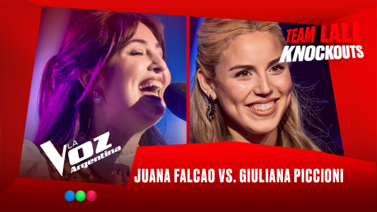 Juana Falcao vs. Giuliana Piccioni - Team Lali - Knockouts - La Voz Argentina 2025