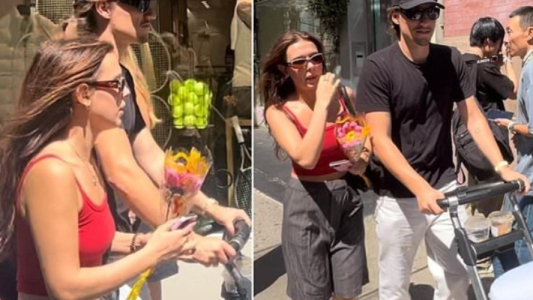 Millie Bobby Brown y Jake Bongiovi junto a su bebe