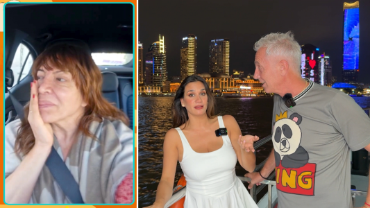 Momi Giardina se vengó de Lizy Tagliani en Por el mundo: "¡Mirá dónde llegué!"