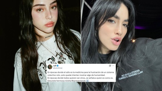 Lali Espósito salió al cruce tras las críticas a Nicki Nicole en su paso por los Grammy: "Intentar no ser un odiador es la rebeldía de esta época"