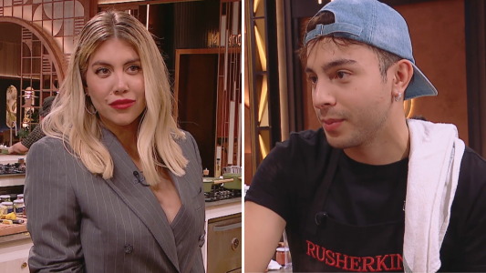 "¿Qué opinás de la relación de tu ex con mi ex?": el incómodo cruce de Wanda Nara y Rusherking