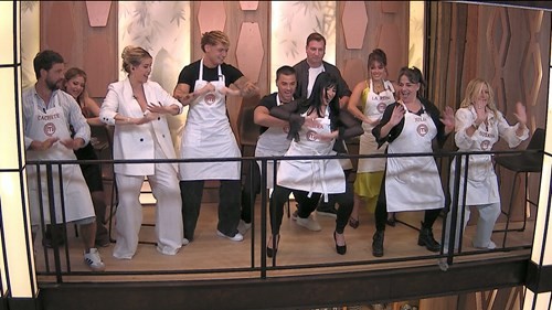 El balcón bailó "La Cachaca" durante la gala de eliminación de Masterchef Celebrity