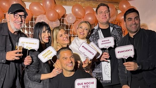 El divertido festejo de cumpleaños de Eugenia Tobal con sus compañeros de Masterchef Celebrity