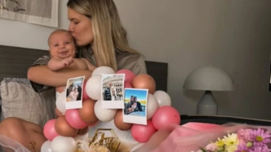 "Y un día volví a tener un cumpleaños feliz": El emotivo festejo de Eva Bargiela junto a Gianluca Simeone y su bebé