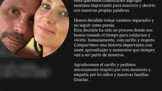 Gonzalo Valenzuela anunció su divorcio