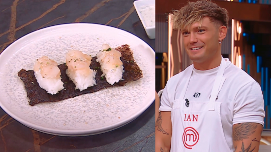 ¿Chapa de finalista? Ian Lucas hizo sushi por por primera vez en Masterchef Celebrity