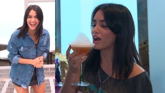 Lali Espósito y Marley en el bar más alto del mundo