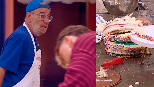 Robo, insultos y una torta destruida: Miguel Ángel Rodríguez sufrió lo peor en Masterchef Celebrity