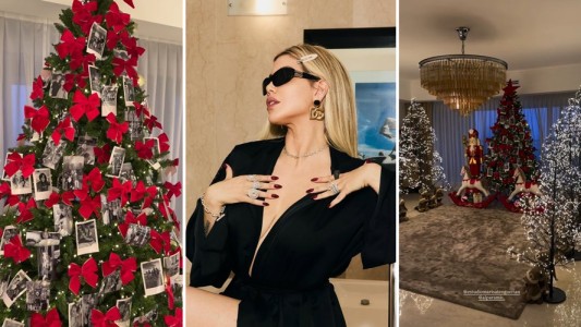 Wanda Nara mostró su impresionante decoración de Navidad: lujo y detalles únicos