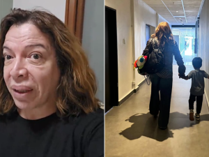El divertido blooper de Lizy Tagliani: quiso comprarle la camiseta de la Selección Argentina a su hijo pero algo pasó