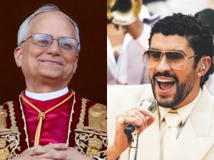 El papa León XIV recibió a Bad Bunny en una audiencia privada en el estadio Santiago Bernabéu
